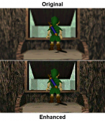 LoZ OoT - Link's Bed Enhanced.png