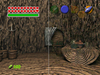 LoZ OoT - Link's House Inside - Original & Enhanced split 2.png